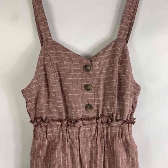 NWT Romeo +Juliet Couture Linen Blend Jumpsuit - Picture 4 of 9